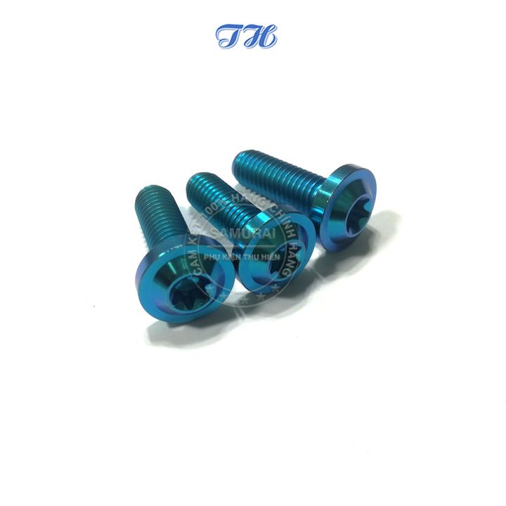 Ốc gr5 8li25 dù dày màu lục bảo gắn các vị trí tương thích trên xe máy ( giá 1 con )