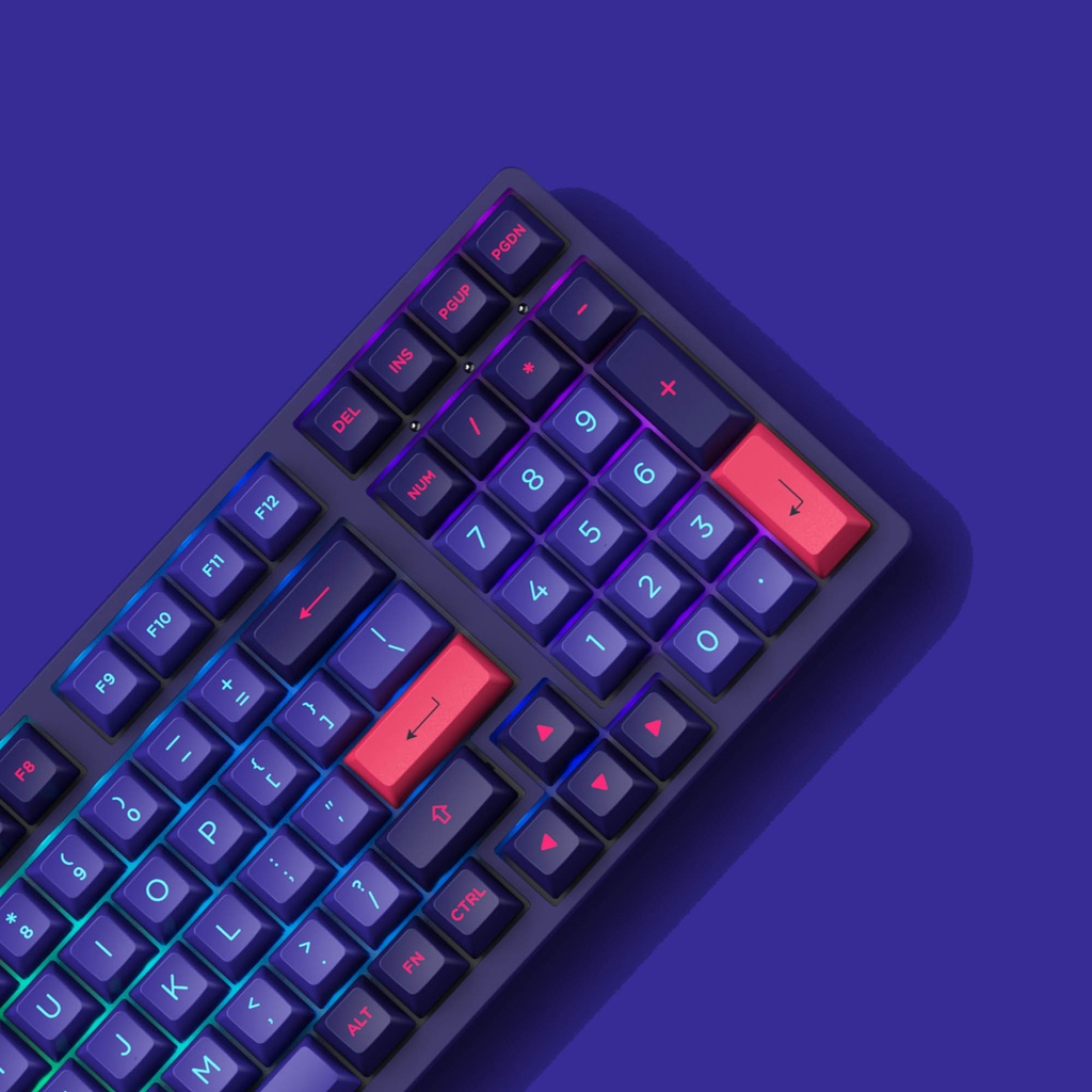 Bàn phím cơ không dây AKKO 3098B Multi-modes Neon