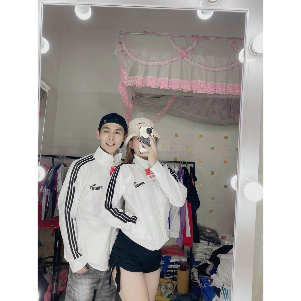 ẢNH THẬT ÁO KHOÁC PUMA UMI NAM NỮ FORM RỘNG