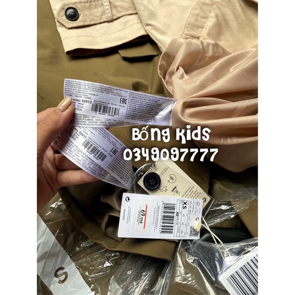 Áo Trench Coat Nữ Kaki MG