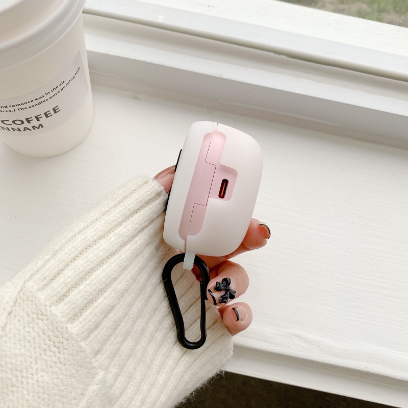 Vỏ Bảo Vệ Hộp Sạc Tai Nghe Không Dây Baseus Bowie E2 Bằng Silicon Họa Tiết Phi Hành Gia Hoạt Hình Cho Baseus E2