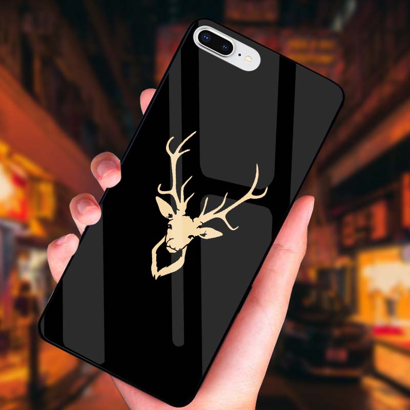 Ốp IPHONE 7, 8, 7 PLus, 8 Plus Lưng Kính Cường Lực Sáng Bóng