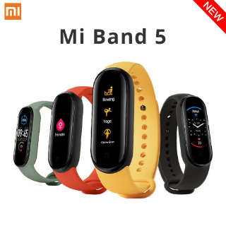 Xiaomi Mi Band 5 màu Đen + Tặng 1 Miếng dán Màn hình and strap