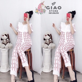 [ GIẢM GIÁ SỐC] Đồ Bộ Mặc Nhà Kiểu Tiểu Thư 140.000₫