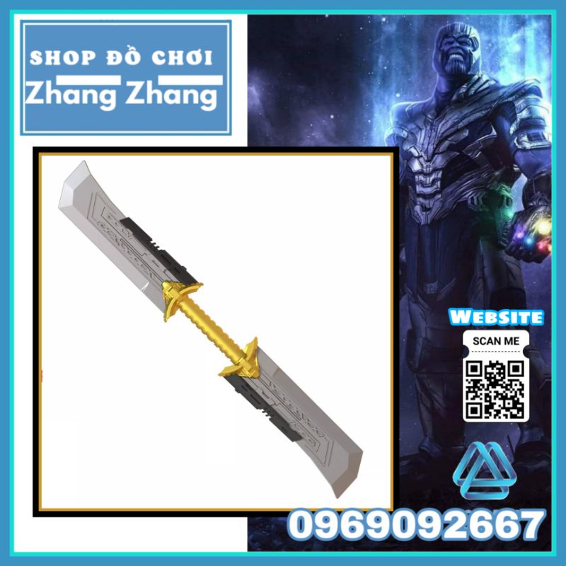 Xếp hình Song đao Thanos Double - edged Sword Minifigures Wm wm785-2