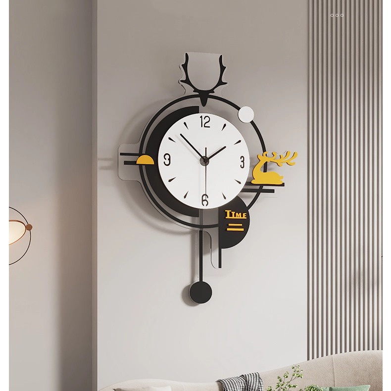 Đồng hồ treo tường quả lắc - CL054 - Phong cách hiện đại - Kích thước: 35x47, 40x56 cm, 45x69 cm
