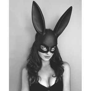 🐰MẶT NẠ THỎ COSPLAY ĐEN MỜ BÍ ẨN (BLACK BUNNY) | BigBuy360 - bigbuy360.vn