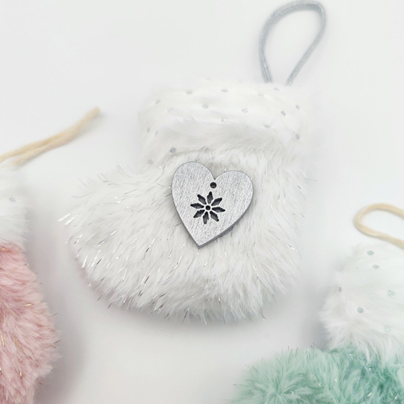 Vớ Bông Treo Trang Trí Cây Thông Noel Mini