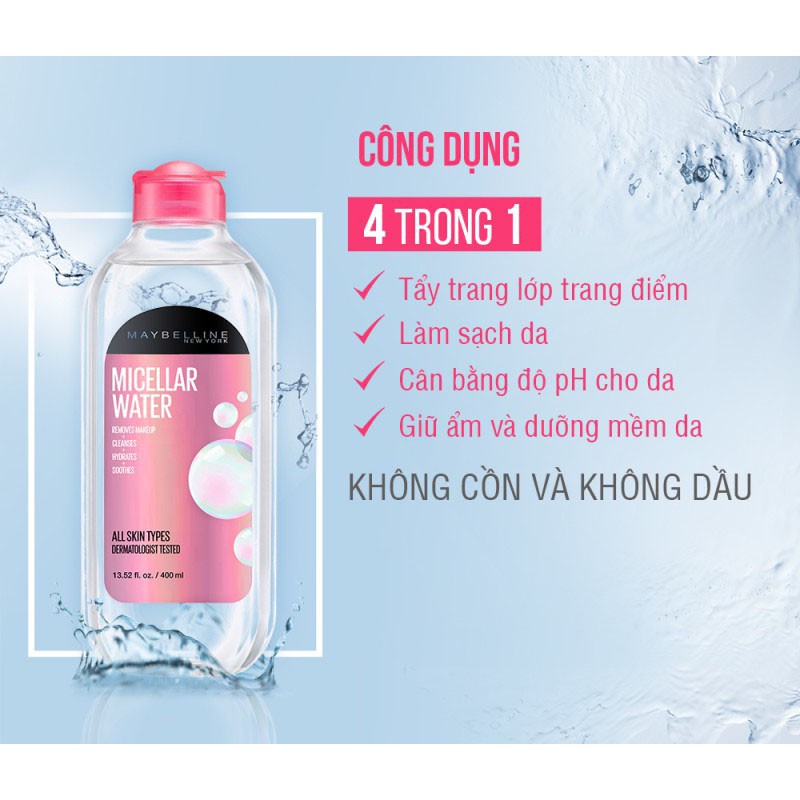 Tẩy Trang Mắt Môi Maybelline New York 200ml