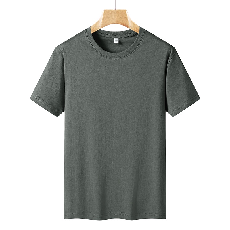 Áo Thun 100% Cotton Tay Ngắn Cổ Tròn Đơn Giản Dành Cho Nam Và Nữ Có Size Lớn
