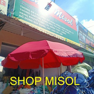 Siêu Sale Dù Vải Màu Đỏ Rộng 2 mét 2, Cao 2 mét 5 cực đẹp KHÔNG ĐẾ