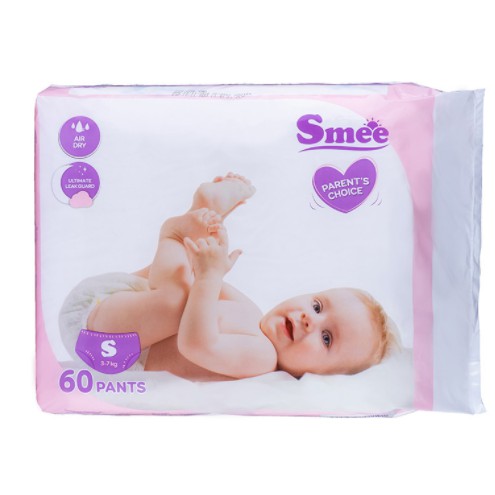 Tã bỉm quần Smee Parents choice S60 (3-7 kg)