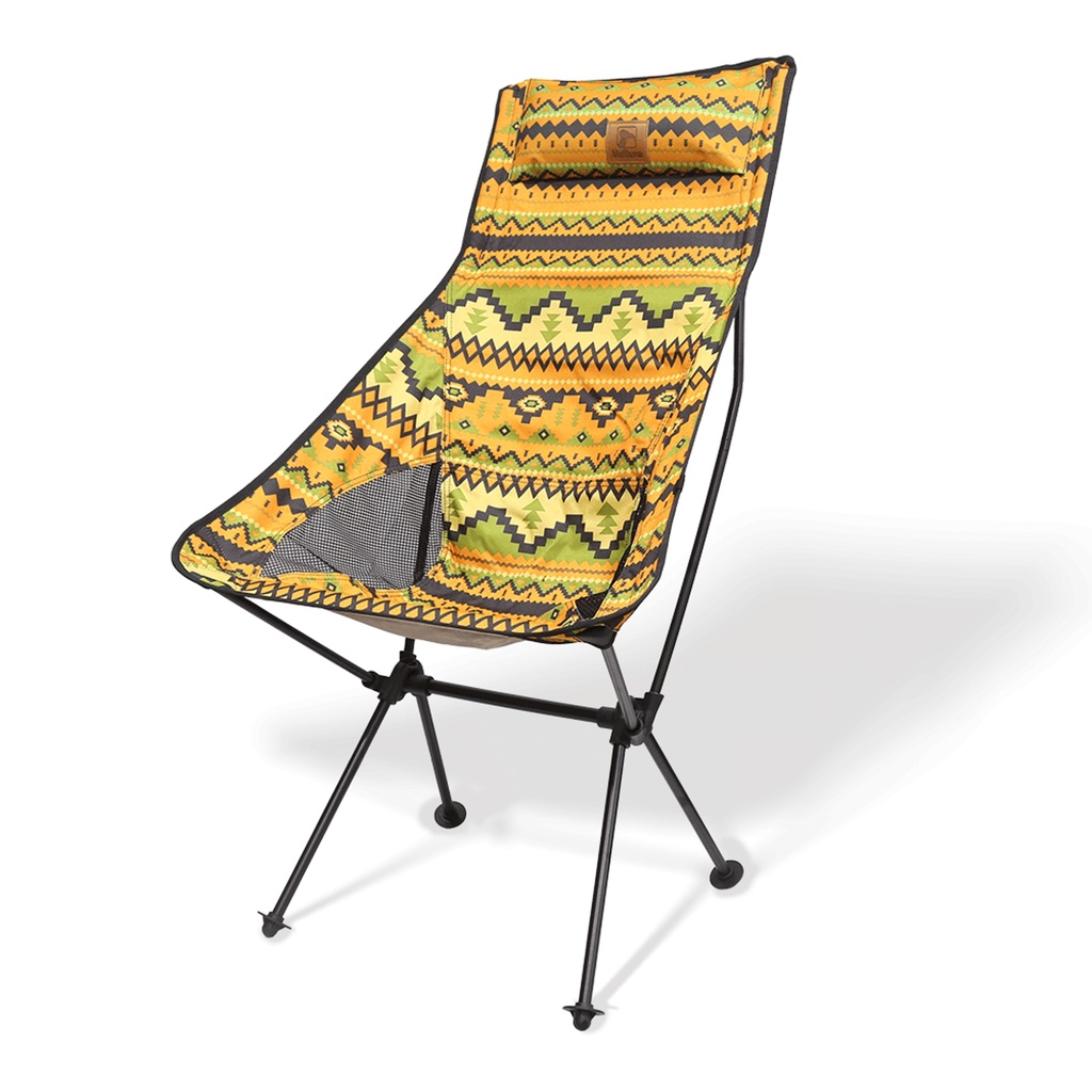 Ghế xếp camping khung nhôm thổ cẩm Vultura FC-H03W