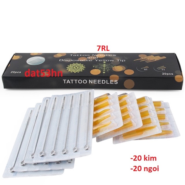 20 kim xăm kèm ngòi 7RL