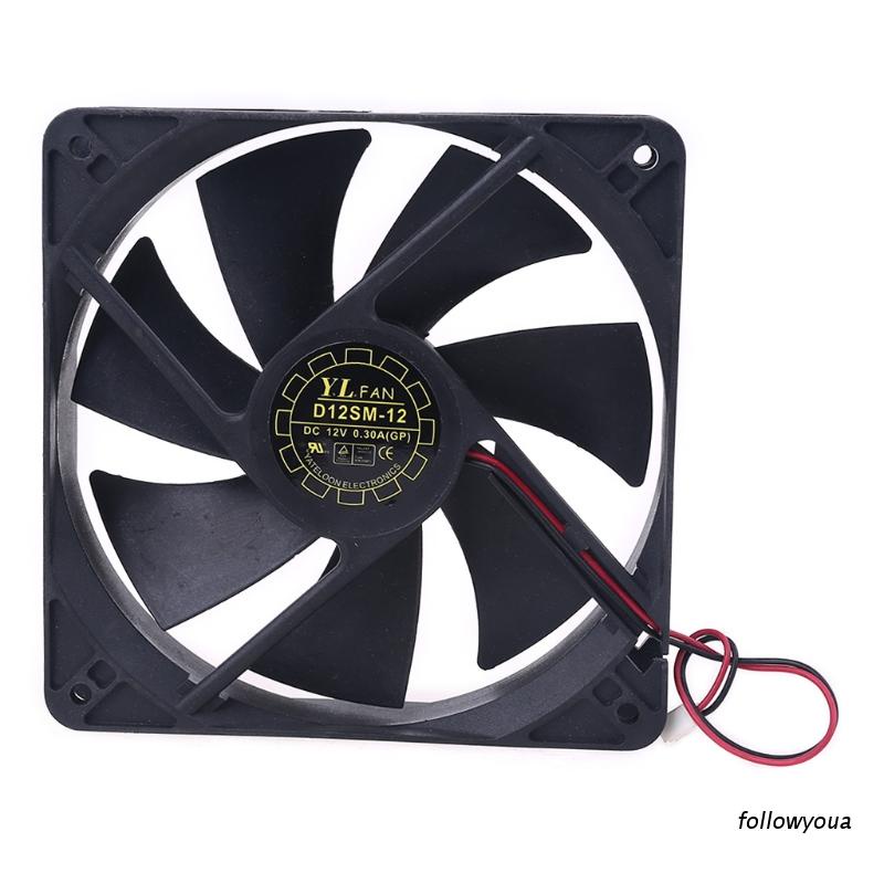 Quạt tản nhiệt chính hãng cho Yate loon D12SM-12 12V 0.30A 120*120*25MM 12CM