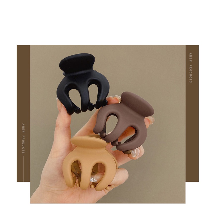 Kẹp Tóc Càng Cua Lưng Bí Ngô Đơn Giản Phong Cách Nhật Bản Chống Rơi Cho Nữ