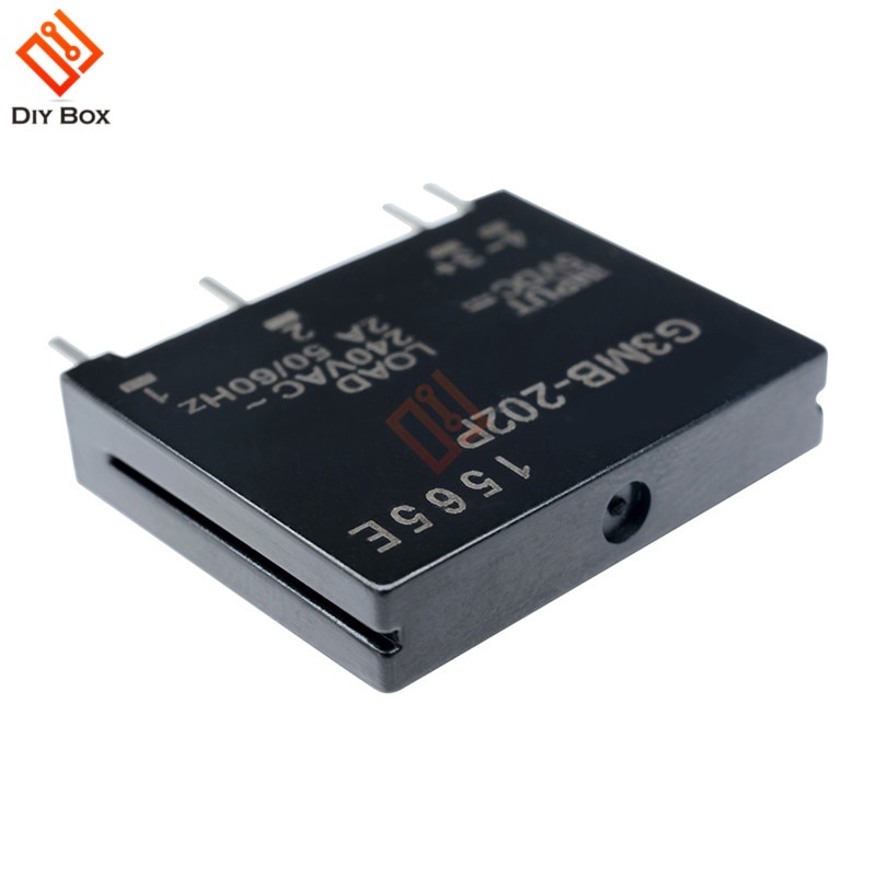 5Pcs 5V 12V DC-AC Solid State Relay Module G3MB-202P G3MB 202P PCB SIP SSR AC 240V 2A Snubber Circuit Resistor Relay Switch