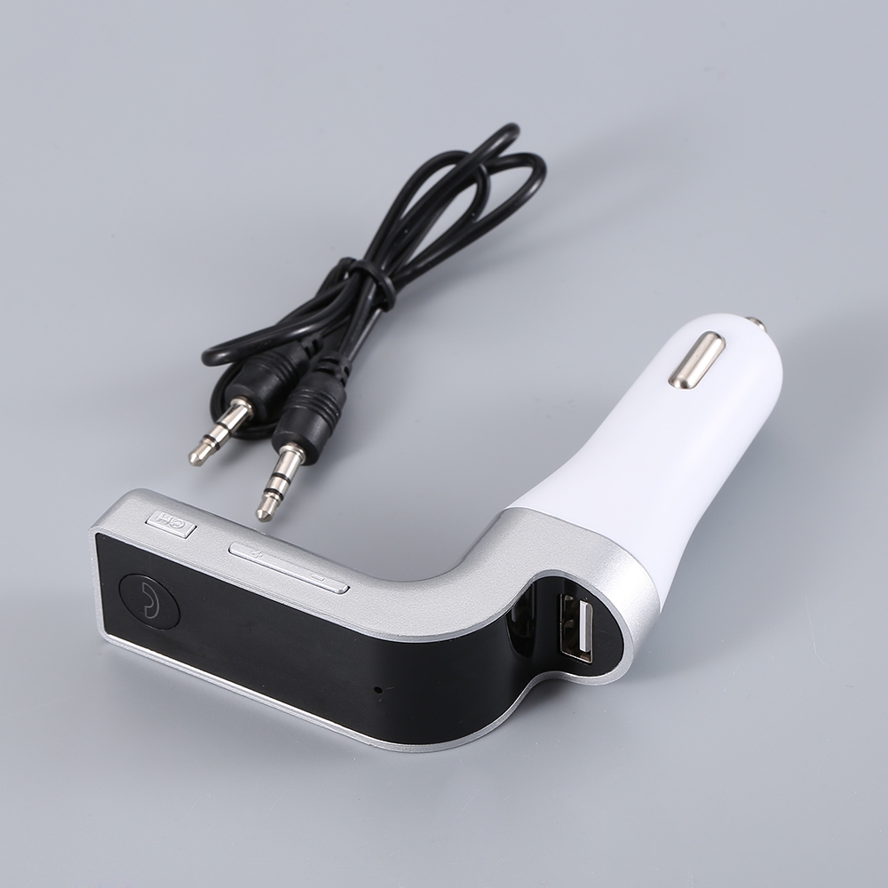 Máy MP3 phát tín hiệu radio FM BOOMBOOM G7 tích hợp sạc USB kết nối bluetooth cho xe hơi