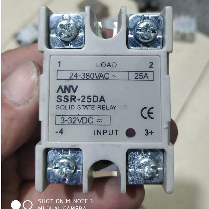 SSR  25A,  tháo tủ điện công nghiệp, hàng đẹp, DC-AC