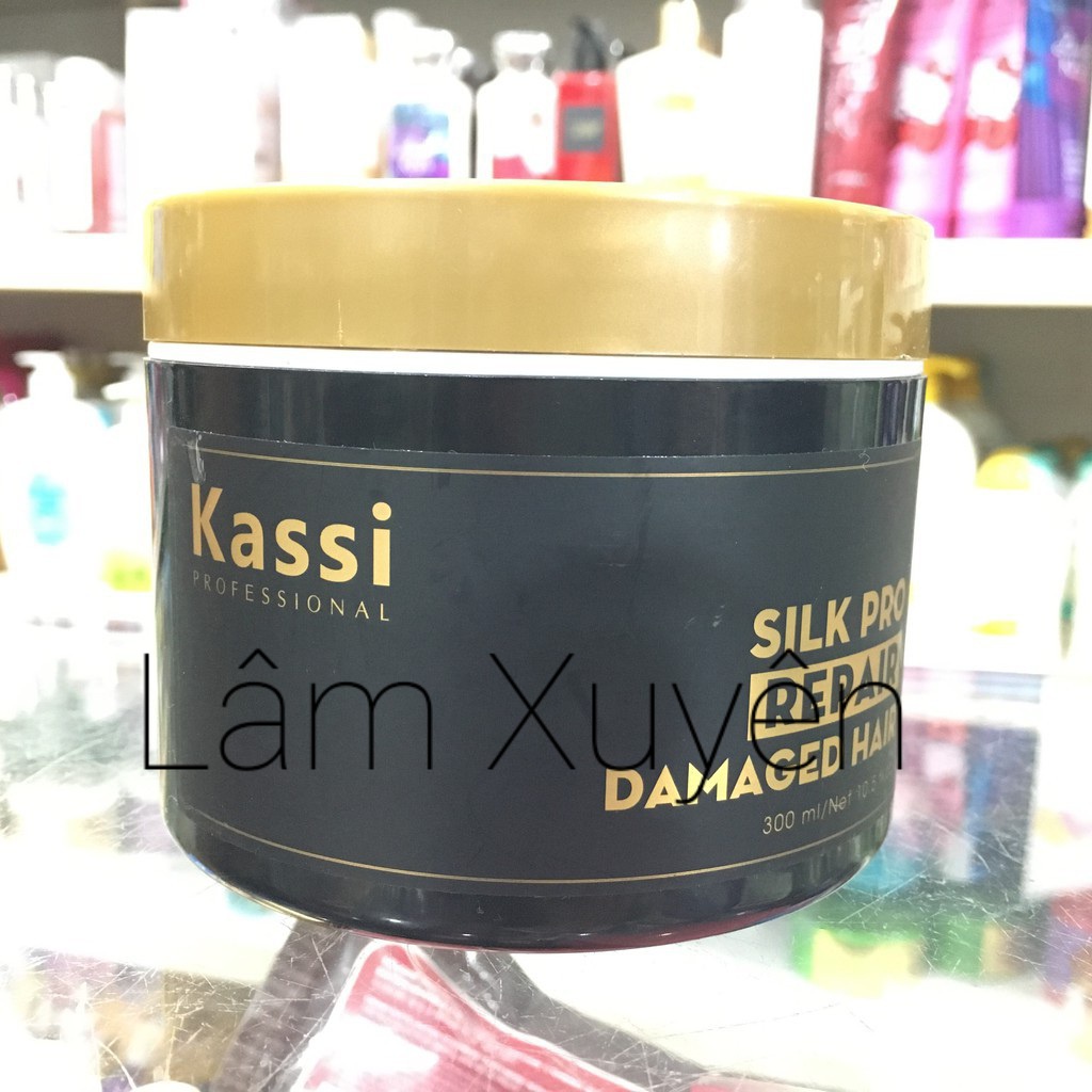 Kem hấp dầu ủ tóc Kassi 300mlFREESHIPdưỡng chất Collagen giúp tóc chắc khỏe ,suôn mượt óng ả,cải thiện khô xơ, tóc yếu