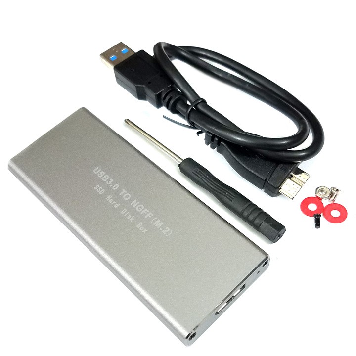 Box SSD M.2 SATA vỏ kim loại USB 3.0 BX22