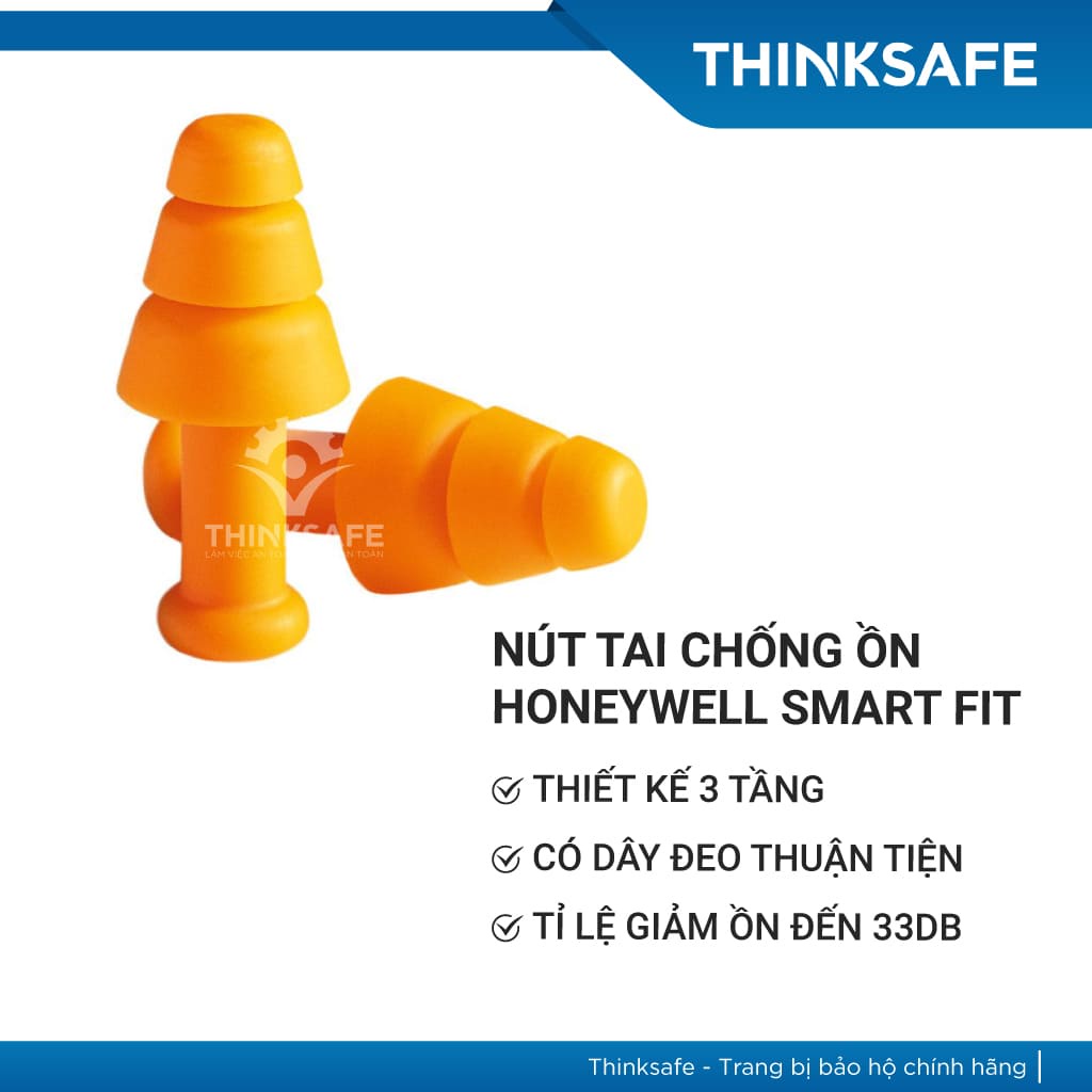 Nút tai chống ồn Smart Fit cao cấp có hộp từng bộ sản phẩm, nút tai giảm ồn tới 25db - THINKSAFE