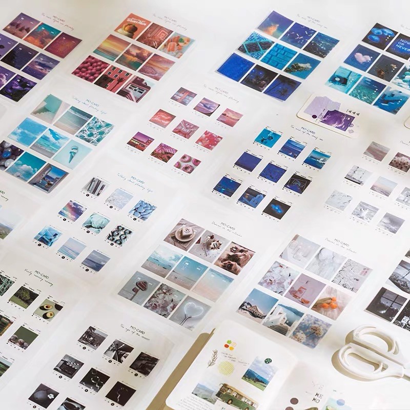 Bộ 2 Sticker PVC Trang Trí Sổ Aesthetic