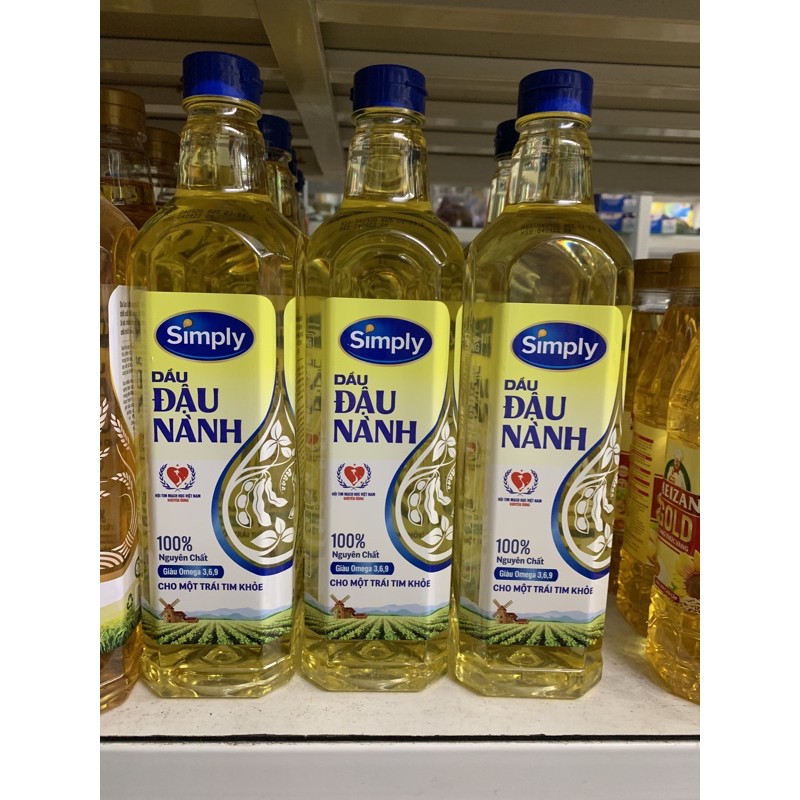 Dầu đậu nành Simply 1L,2L,5L