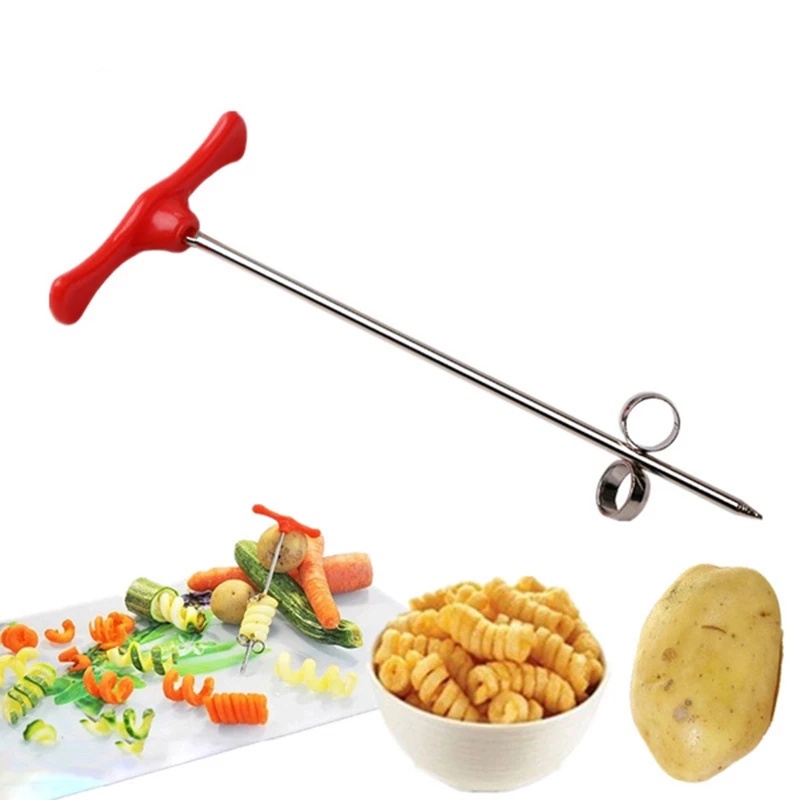 Dụng cụ cắt rau củ quả hình xoắn ốc bằng thép không gỉ