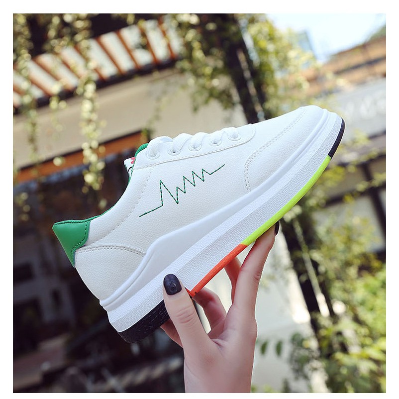 GIÀY SNEAKER NHỊP TIM CÁ TÍNH ML001 ( 3 MÀU: ĐỎ/ĐEN/XANH)