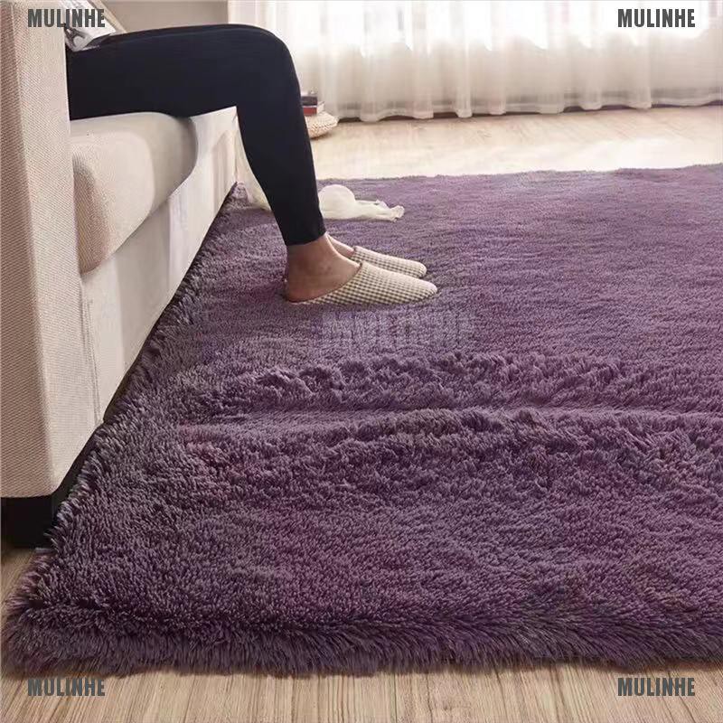 Thảm Lông Trải Sàn Chống Trượt Dùng Trang Trí Phòng Ngủ