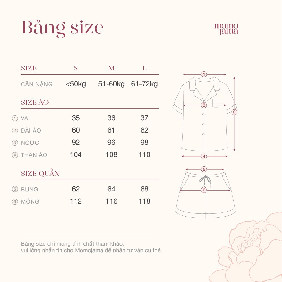 Bộ Pijamas mặc nhà dài tay MOMOJAMA chất liệu thun cotton - 2 màu trơn M2762