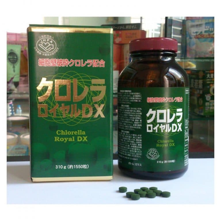 Tảo lục Chlorella Royal DX Nhật Bản 1550 viên