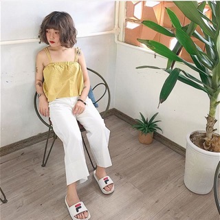 Kaki culottes baggy / quần baggy ống rộng