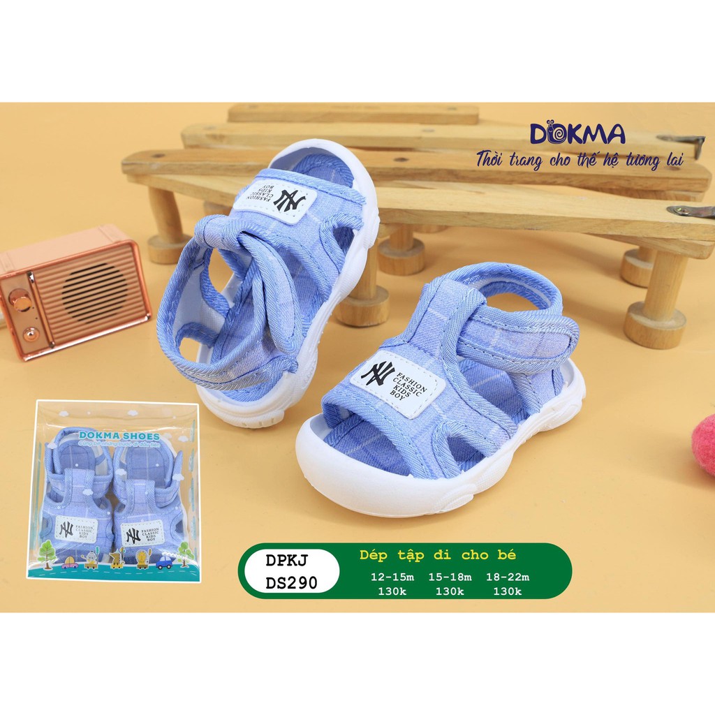 (12.5-13.5cm) Dép tập đi mềm, nhẹ nâng niu bàn chân bé - DOKMA