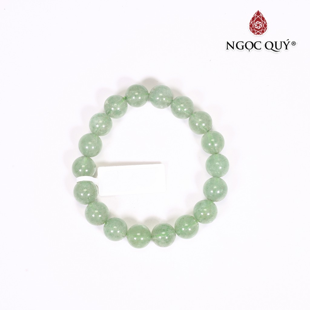 Vòng tay thạch anh dâu xanh strawberry quartz - Ngọc Quý