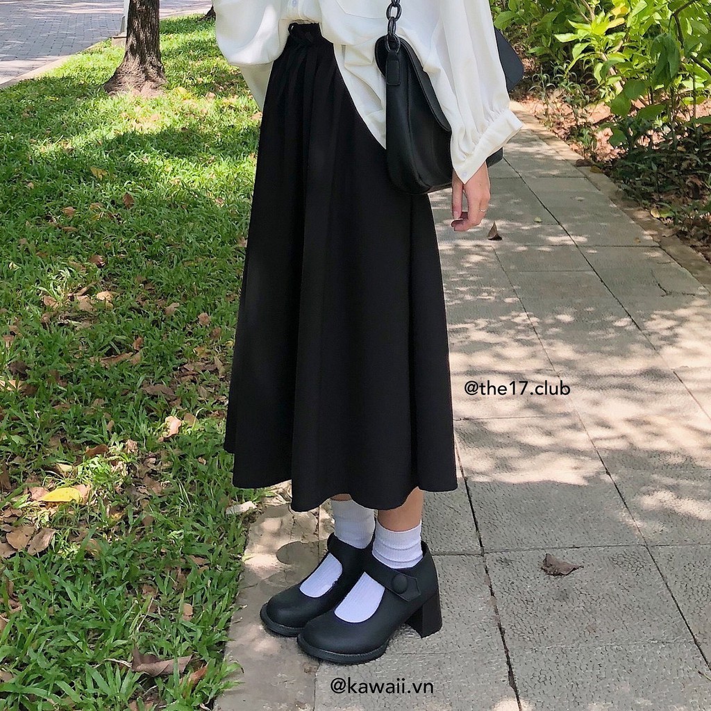 [Có sẵn] Basic Skirt The 17 - Váy dài cơ bản (ảnh shop tự thực hiện) | BigBuy360 - bigbuy360.vn