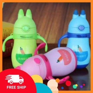 (K01) Bình Nước Tai Thỏ Cho Bé NLQK
