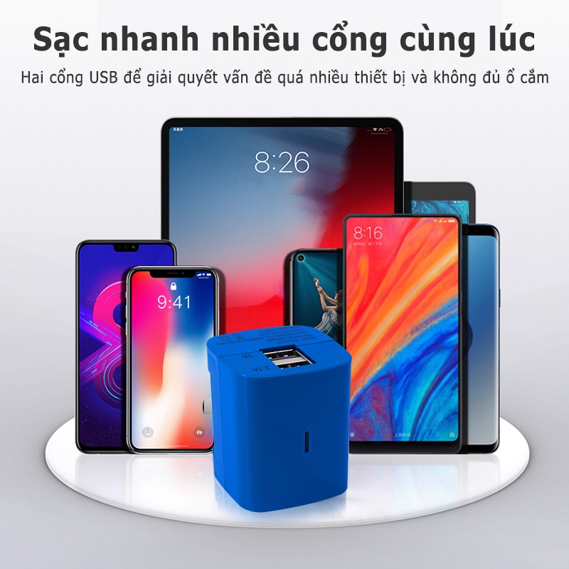 Thích hợp cho hệ thống kép, sạc đa cổng an toàn, sạc nhanh với giao diện USB