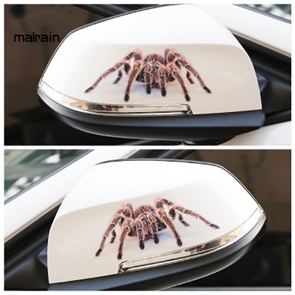 Decal Dán Trang Trí Hình Con Nhện 3d Cho Xe Hơi