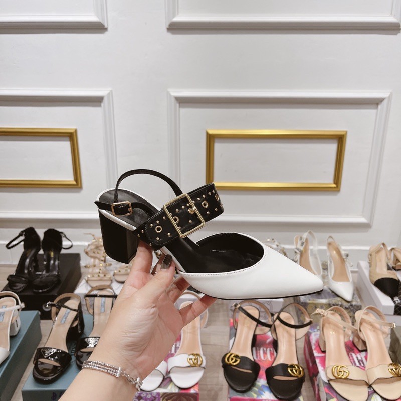 Sandal Cnk Trắng Đen Full Size 35-39  -  By Anh Dinh Phuong