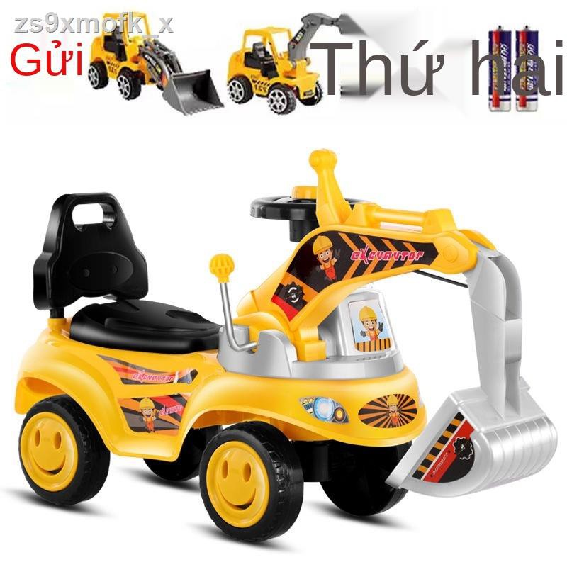 Máy xúc lớn cho trẻ em có thể ngồi hoặc ngồi trên xe máy xúc Yo-Yo Car, Xe xoắn, Xe đồ chơi, Xe kỹ thuật