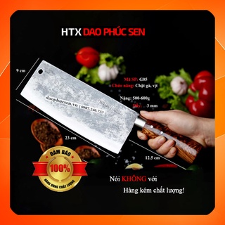Dao Chặt Gà HTX DAO PHÚC SEN Đa Năng Cán Cẩm Chặt Gà Vịt 22cm