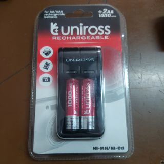 Bộ pin sạc Uniross AA 1.2V - 1000mAh