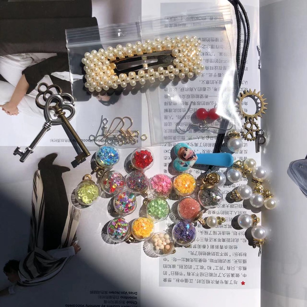 【Cherry's Live】 Chiếc thìa may mắn ngẫu nhiên! ! Mặt dây chuyền hợp kim và bánh răng thời trang