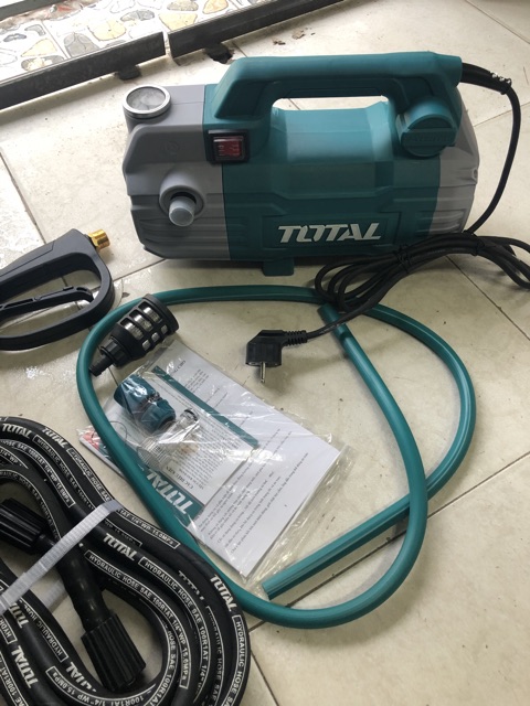 MÁY XỊT RỬA XE ÁP LỰC CAO TOTAL 1500W ( Không chổi than)