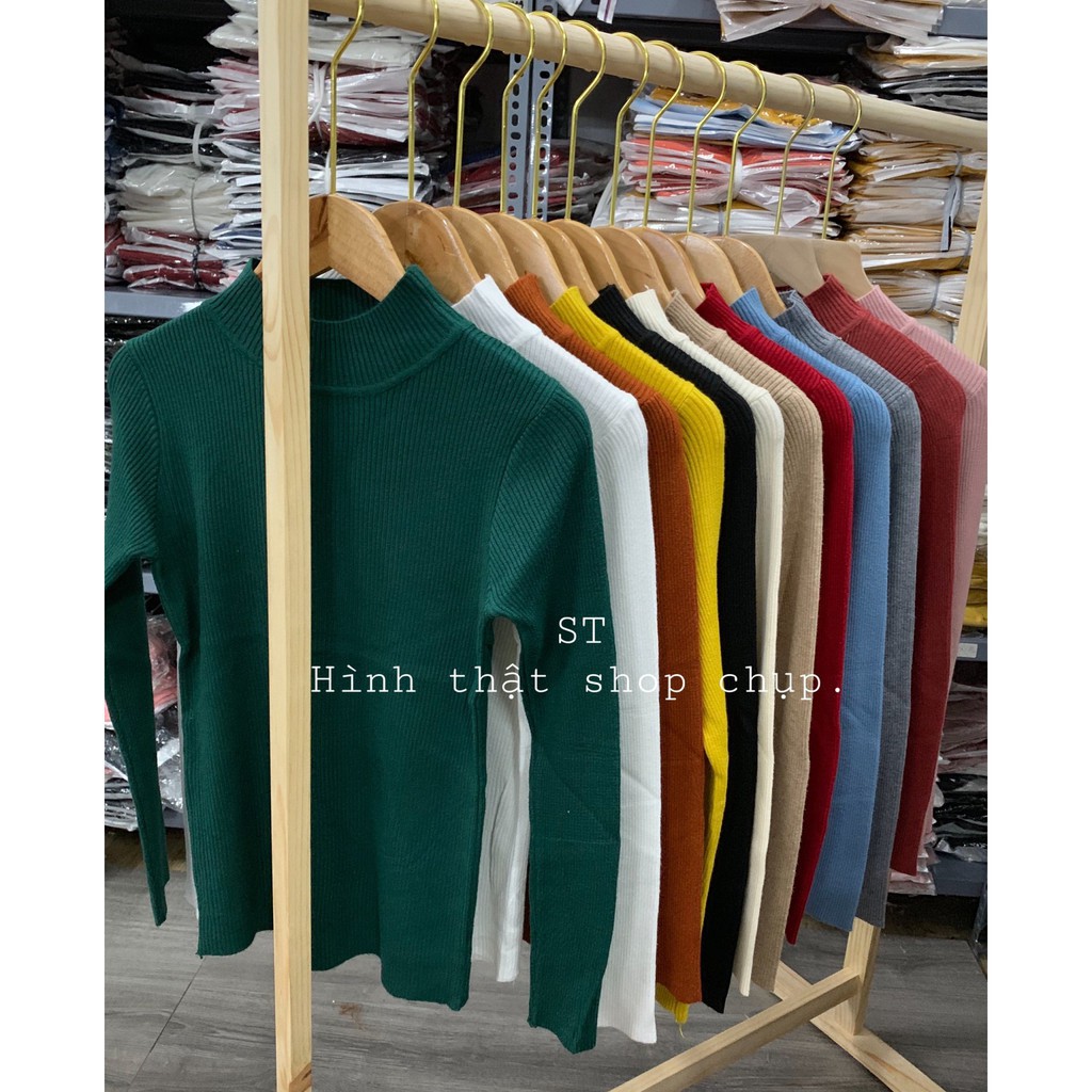 SỈ ÁO LEN CỔ 3P GIỮ ẤM HÀNG QC - HÀNG LOẠI 1 | BigBuy360 - bigbuy360.vn