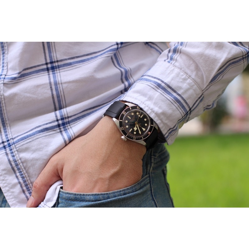 DÂY ĐỒNG HỒ CAO SU THƯƠNG HIỆU WWS, TẶNG KÈM TOOL THAY DÂY VÀ CHỐT