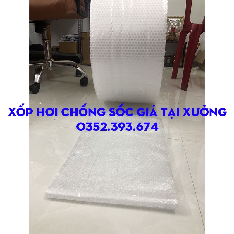 Cuộn Bóng Khí, Chống Sốc, Xốp Nổ, Màng Xốp Hơi Đóng Hàng 0.4x100 m