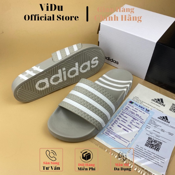 Dép nam thời trang Adidas ViDu 21150 mẫu mới hai màu  sành điệu, cá tính, bền bỉ